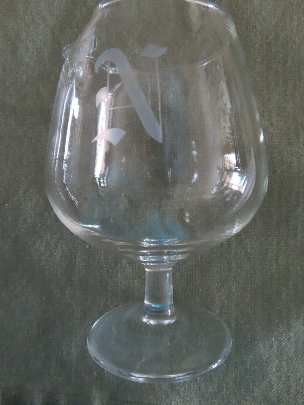 Vintage Glass Sniffer with Small Pour Spout